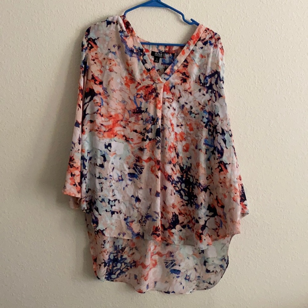 a.n.a Floral Blouse